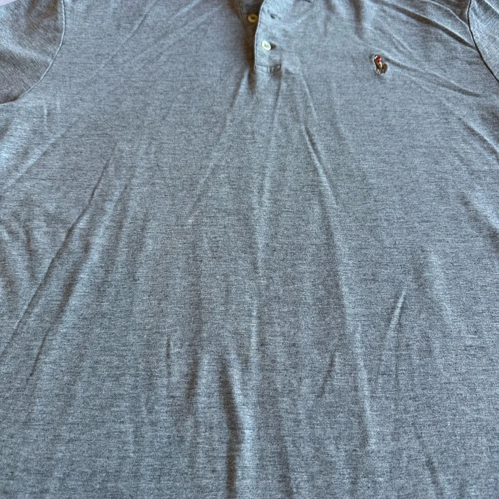 Polo by Ralph Lauren Gray Men's Classic Fit Shirt Size XL